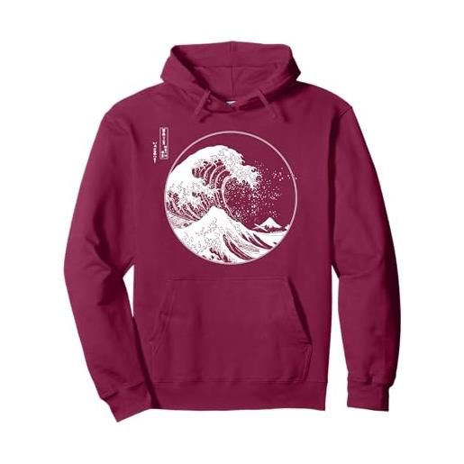 Hokusai Grand Wave Design la grande ondata al largo di kanagawa hokusai art felpa con cappuccio