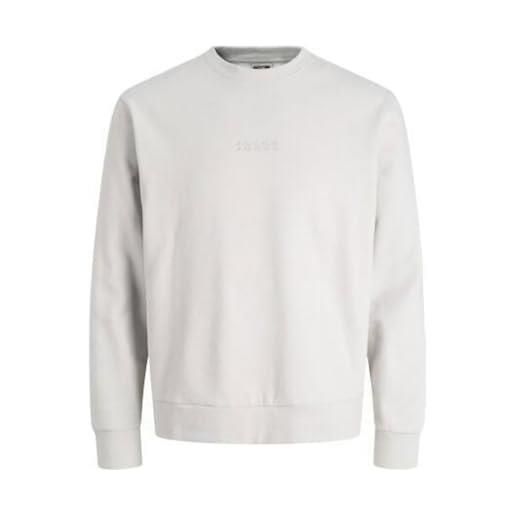 JACK & JONES jcostance sweat crew neck, blu vapore, m uomo
