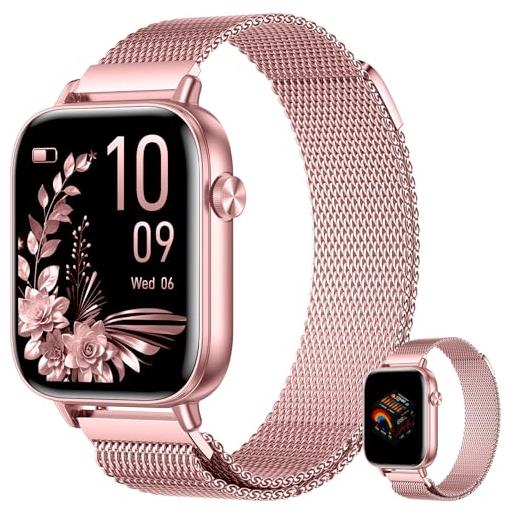 POKUJNFY Smartwatch Bambini 1,75" Con Contapassi, Cardiofrequenzimetro, 20 Sport, Giochi, Sveglia, Senza SIM, Regalo Per Bambino E Bambina