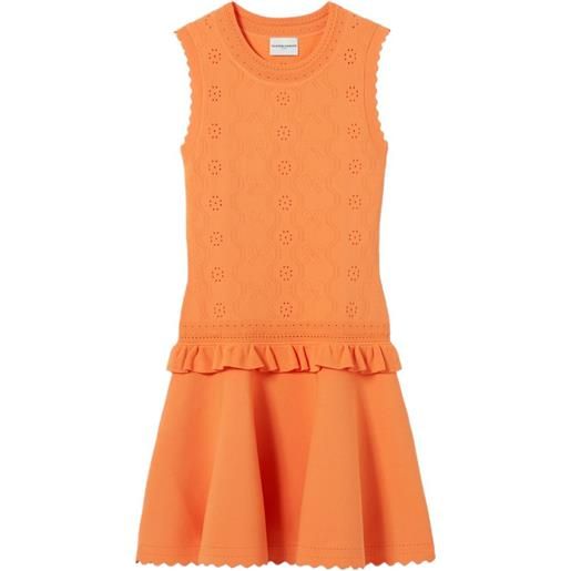 Claudie Pierlot abito corto con ruches - arancione