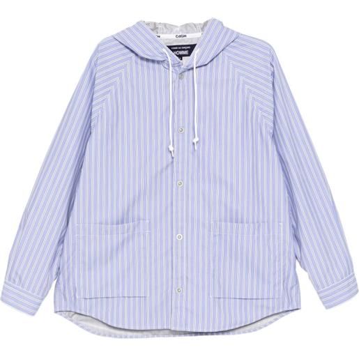 Comme des Garçons Homme felpa a righe - blu