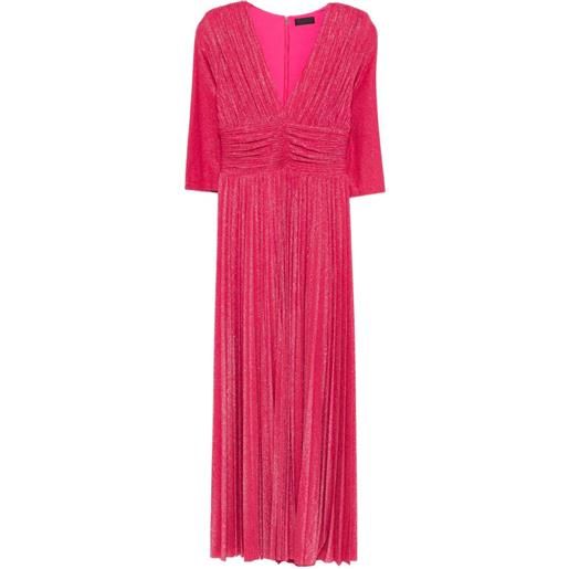 LIU JO abito lungo con scollo a v - rosa