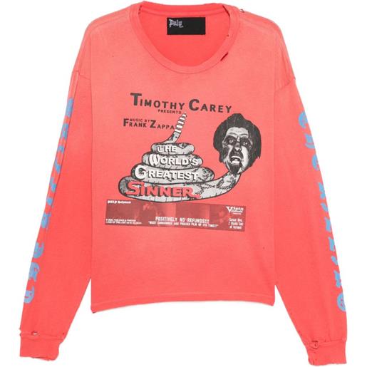Paly t-shirt a maniche lunghe - rosso