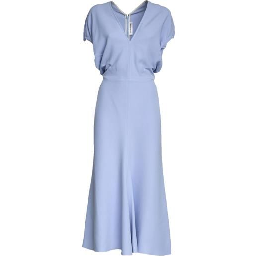 Victoria Beckham abito midi edith - blu