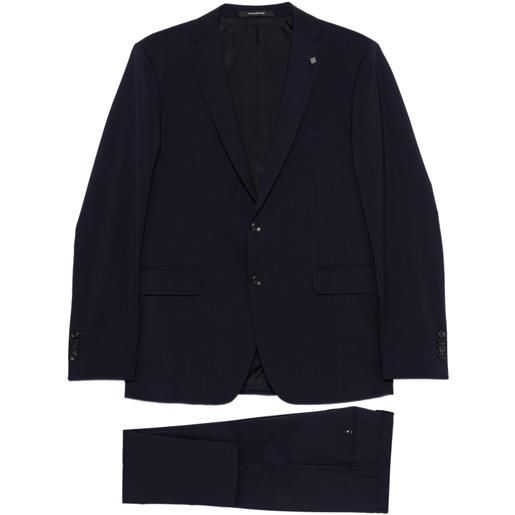 Tagliatore completo monopetto - blu