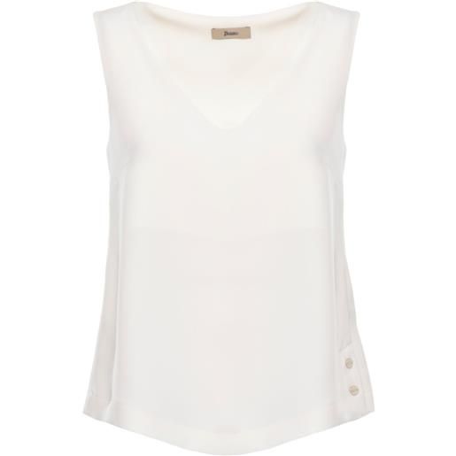 Herno gilet con bottoni - toni neutri