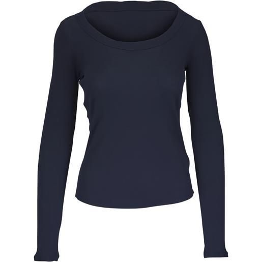 Dorothee Schumacher polo a maniche lunghe - blu