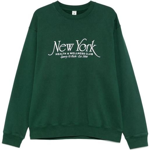Sporty & Rich felpa ny 94 - verde