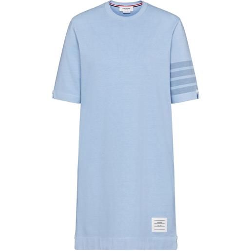 Thom Browne abito corto con righe - blu