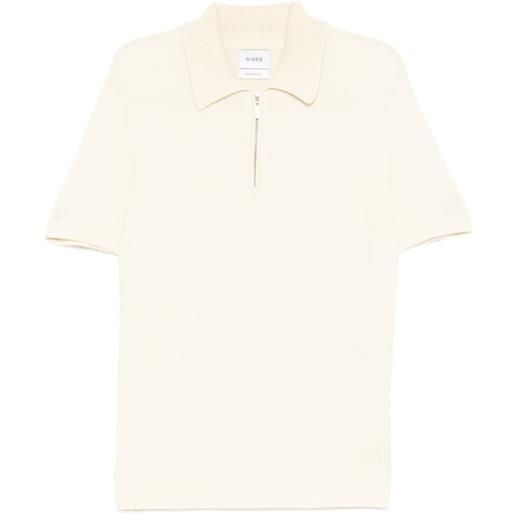 Barrie polo b-label in cashmere - toni neutri