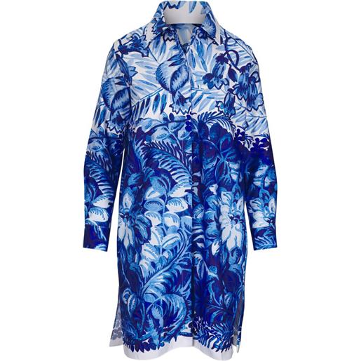 rani arabella abito con stampa a fiori - blu