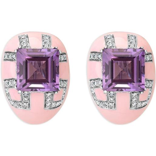 Ciondolo Donna SILVEGO Argento 925 Con Quarzo Rosa - Naturale, Elegante
