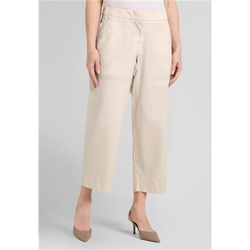 Luisa viola pantalone donna curvy rasatello con elastico art. P006f0-0471