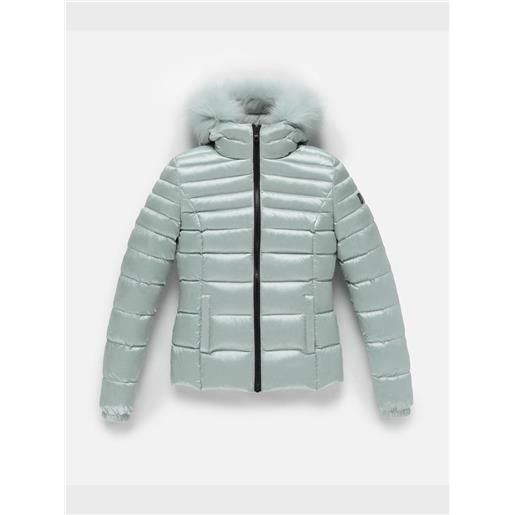 BDG Urban Outfitters EMBROIDER PUFFER - Giacca invernale - grey/grigio