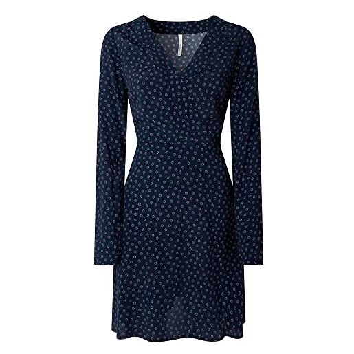 Pepe Jeans liuva, vestito donna, blu (dulwich), xs