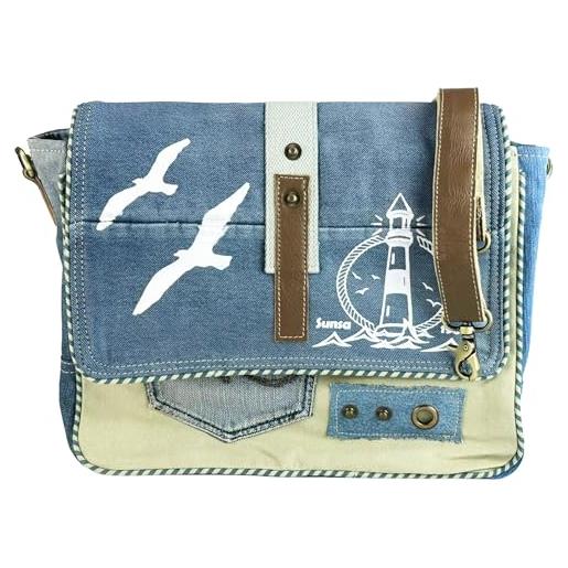 Borsa a tracolla in tela Borsa a tracolla portatile da viaggio per il tempo libero all'aperto in tela stile coreano da uomo  1524