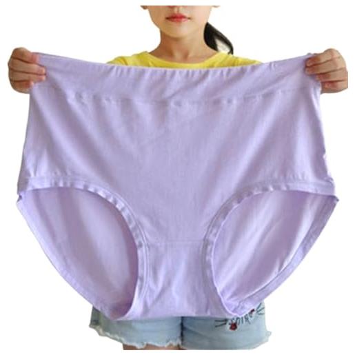 tuwiwol Comode mutandine con cavallo largo a strato per un sostegno extra Per intimo femminile mutande slip