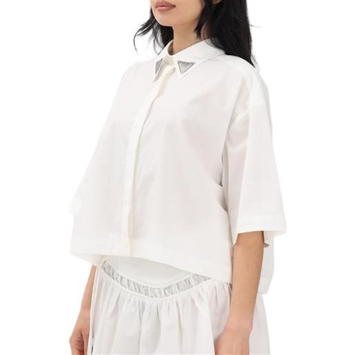 PINKO camicia pescara - 106826a2ld - bianco