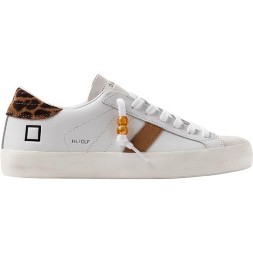D.A.T.E. sneakers hill low calf date - w441-hl-ca-wd - bianco