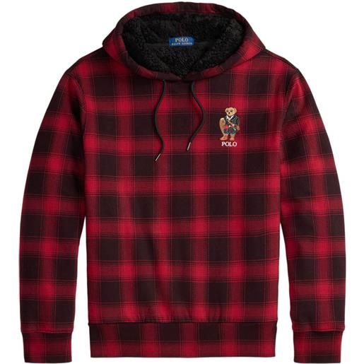 Polo Ralph Lauren felpa con cappuccio - rosso