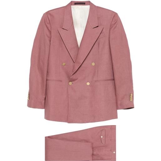 Bagnoli Sartoria Napoli completo doppiopetto - rosa