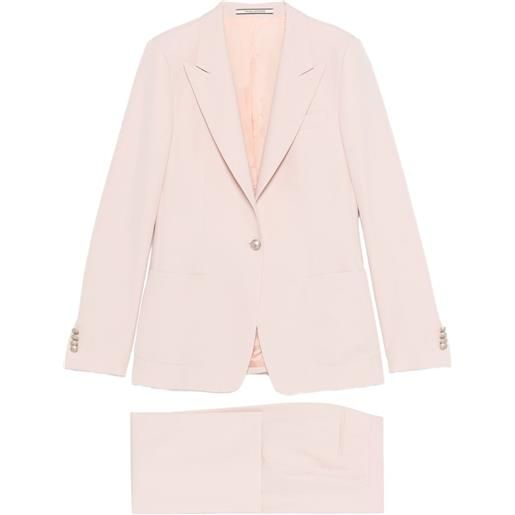 Tagliatore completo monopetto parigi con revers classici - rosa