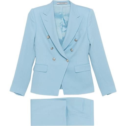 Tagliatore completo sartoriale doppiopetto - blu