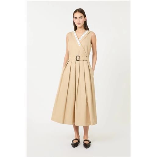 MAX MARA WEEKEND abito smanicato scollo a v