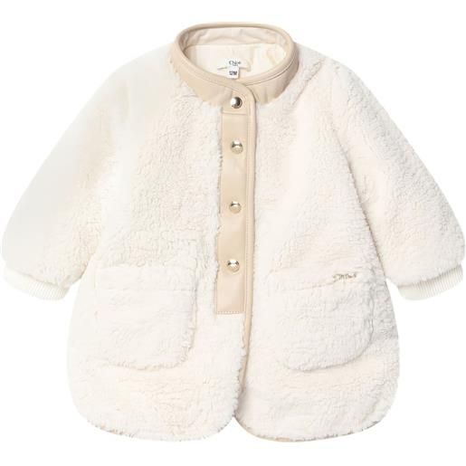 Chloé Kids cappotto con bottoni - toni neutri