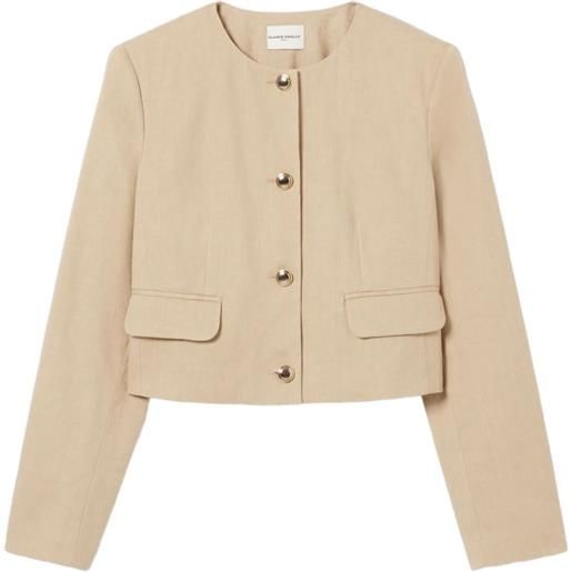 Claudie Pierlot giacca con bottoni - toni neutri