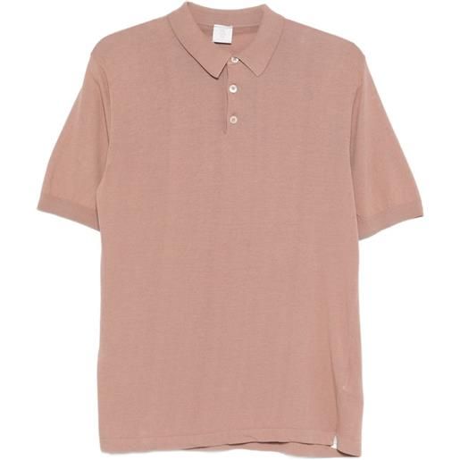 Eleventy polo a maniche corte - rosa