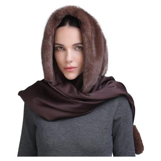 Nuova sciarpa lavorata a maglia cappello con cappuccio donna unisex passamontagna lavorato a maglia cappello berretti in cashmere caldo inverno bavaglino sci cofano di lana all'ingrosso