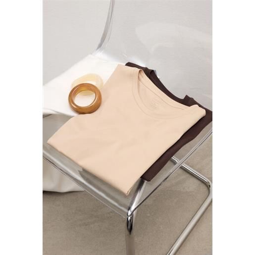 Intimissimi maglia manica corta in elevated cotton naturale