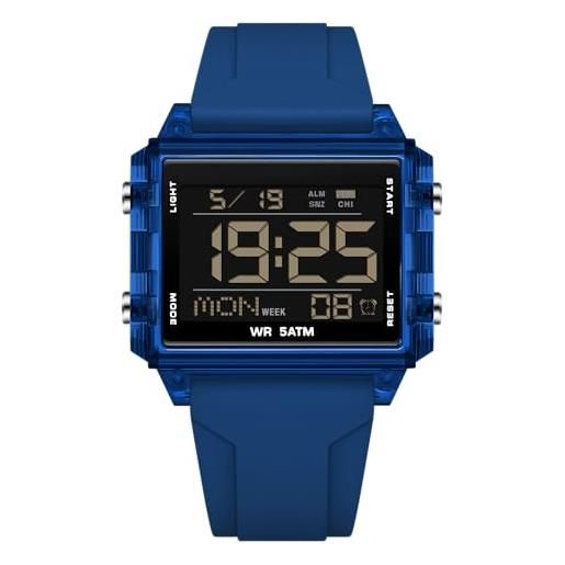 Orologio Unisex SNOOZ SAA1041-72 – Analogico Al Quarzo, Cassa In Acciaio, Cinturino In Pelle Blu - 3