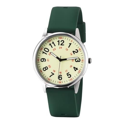 Orologio Donna HOOPS GUMMY FLUO Cinturino lungo Doppio Giro Silicone Estate DD
