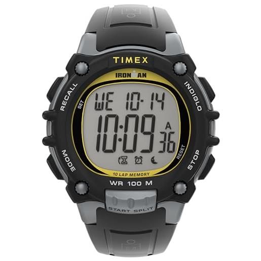 Timex Orologio Uomo Analogico-digitale Al Quarzo TW2V84600 - Cinturino In Acciaio Inox, Cassa 45mm, Cronometro, Allarme, Retroilluminazione Indiglo, Resistente 10 ATM - 2