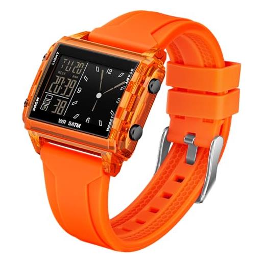 Chronotech Orologio Unisex Analogico Al quarzo con cinturino Pelle di vitello CT7696M-11