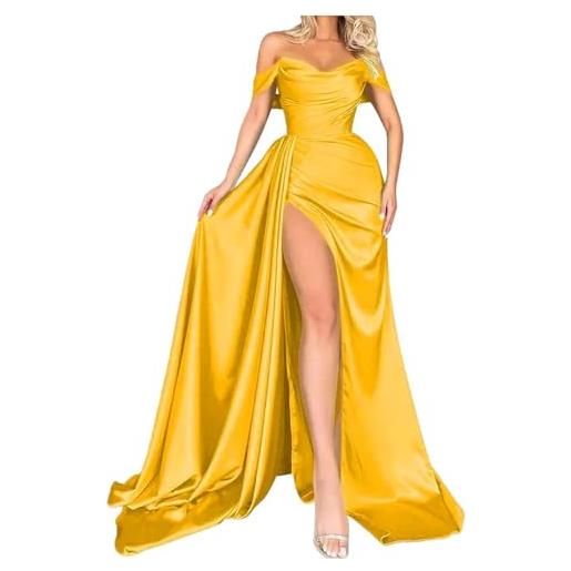 Luadnysin vestito cerimonia donna vestito da cerimonia donna abito elegante lungo abiti eleganti vestiti sera a fiori lunghi matrimonio chiffon verde sposa prom dress bianchi con corsetto damigella d'onore xs