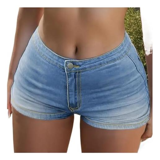 Pantaloncini da donna lucidi, da ciclismo, sexy, corti, Rave