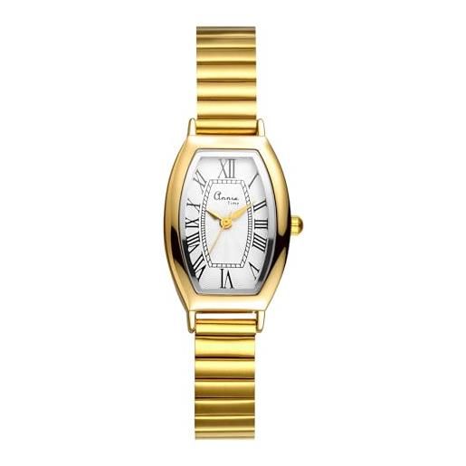 Orologio donna Revue Grandville cassa dorata cinturino in lucertola inusato