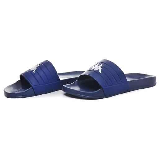 Sleepers Pantofole Donna In Pelle Scamosciata Blu - Morbide E Comode, Suola In Gomma, Taglia 40.5