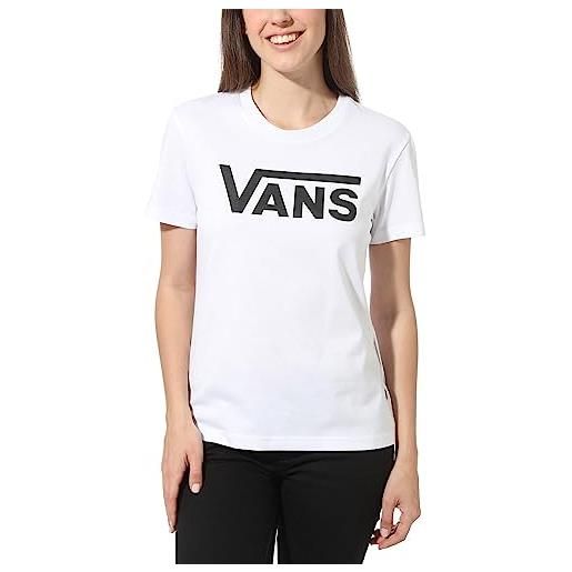 Vans flying v crew tee t-shirt donna, nero (black/blk), medium