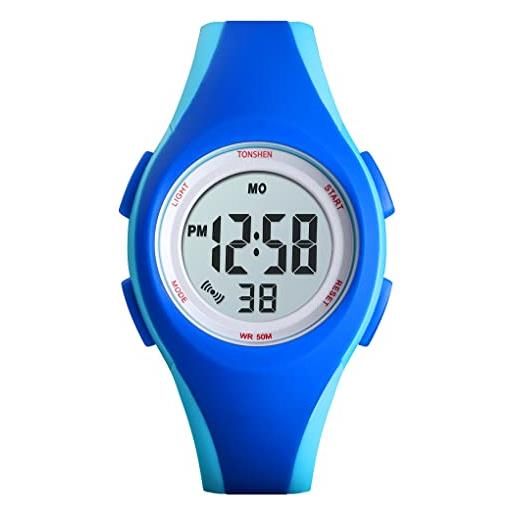 Orologio Uomo Digitale TONSHEN Uomo Orologi Da Polso Subacqueo 50M