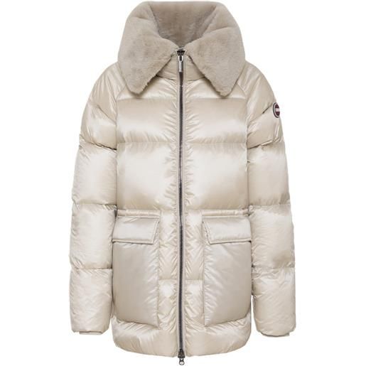 COLMAR ORIGINALS piumino con collo pelliccia donna