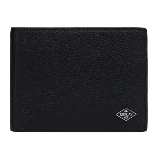 Pixelstudio Portafoglio da uomo in pelle con cervo, portafogli da uomo come regalo da caccia per cacciatori. Portafoglio da uomo in pelle, Cervo, 12 x 9,5 cm