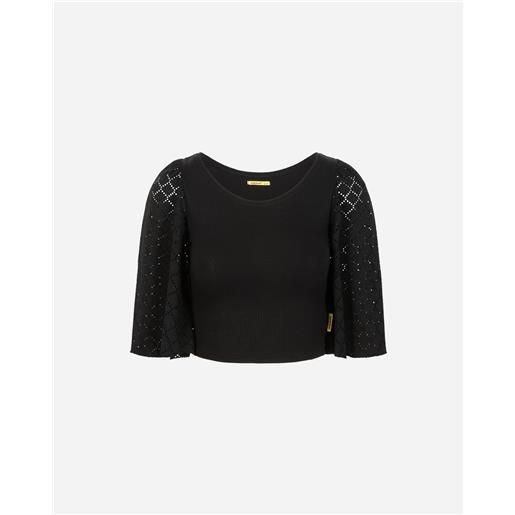 Mistral contemporary etnic w - t-shirt - donna - nero