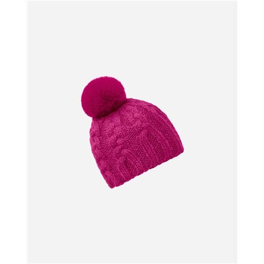Neverless Berretto Donna In Maglia Con Pompon Pelliccia E Fodera In Pile - Taglia Unica 50-59 Cm, Effetto Glitter