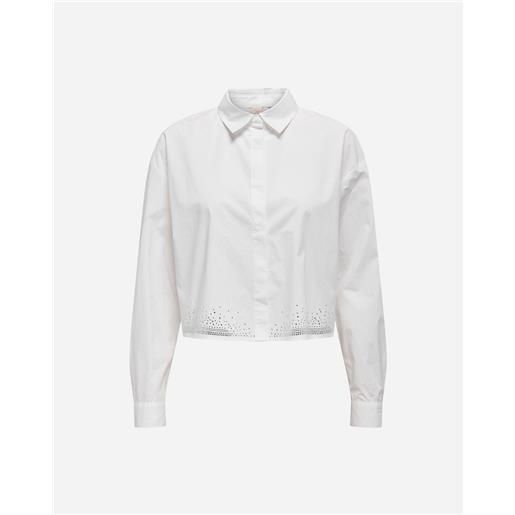 Only hilda w - camicia - donna - bianco