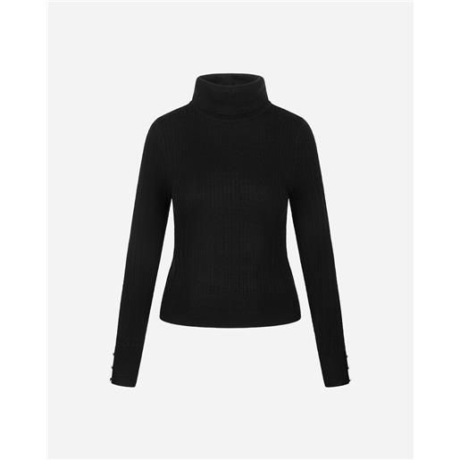 Only lea trecce w - maglione - donna - nero