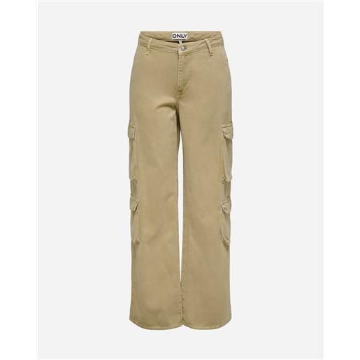Only mirren w - pantalone - donna - beige